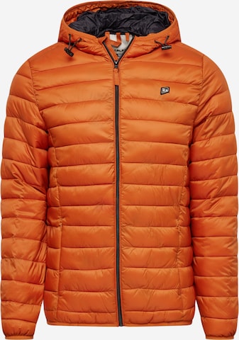 BLEND Winter Jacket 'Romsey' in Orange: front