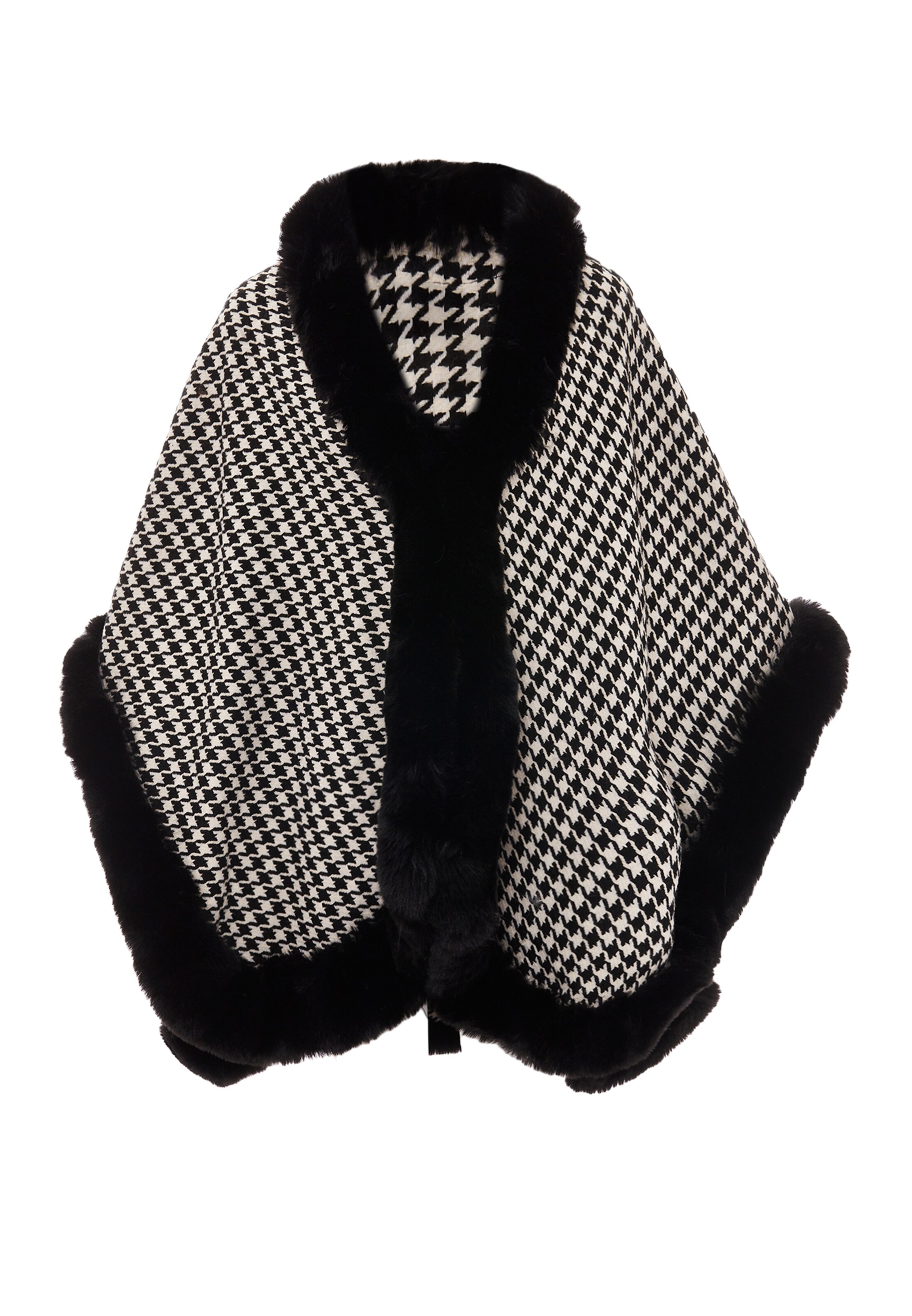 CHANI Cape in Schwarz: Vorderseite