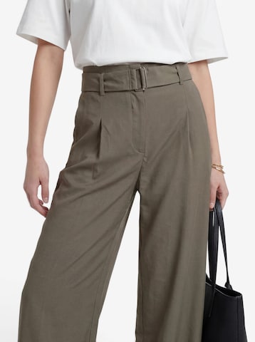 Wide leg Pantaloni cutați 'ONLTILA' de la ONLY pe gri