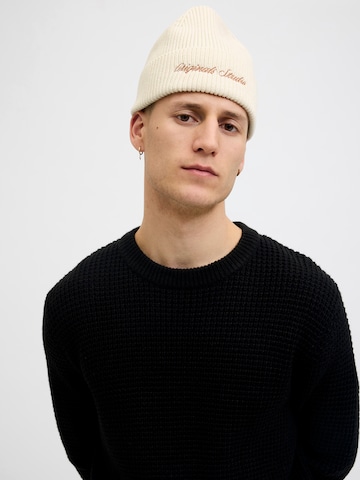 Bonnet 'JACNORREBRO' JACK & JONES en blanc