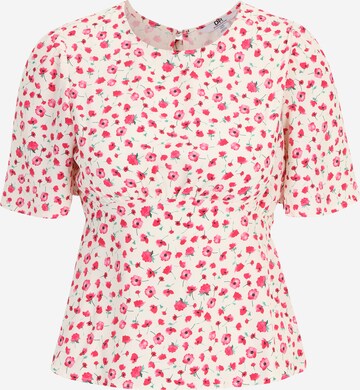 Dorothy Perkins Petite Блузка 'Ditsy' в Белый: спереди