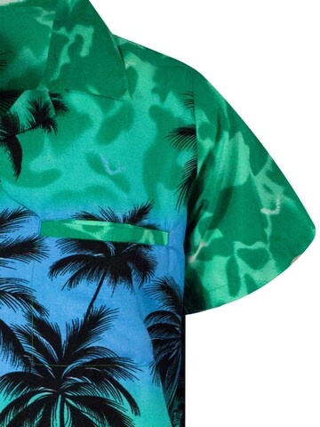 Maglietta 'Beach Eclectic' di King Kameha in verde