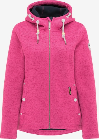 Schmuddelwedda Fleece Jacket in Pink: front