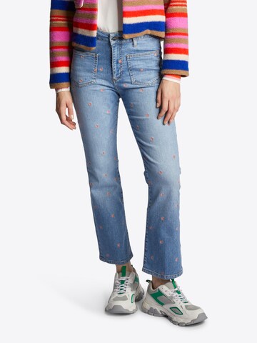 Rich & Royal Bootcut Jeans in Blauw: voorkant