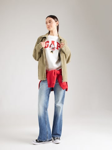 GAP Sweatshirt in Weiß