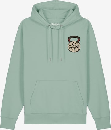 Watapparel Sweatshirt 'No Pain, no Gain 01' in Groen: voorkant