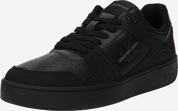 Sneaker low de la Calvin Klein Jeans pe negru: față