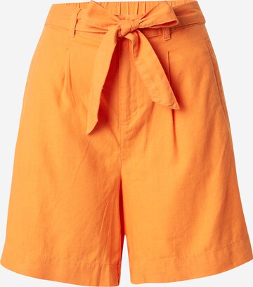 s.Oliver Wide leg Παντελόνι σε πορτοκαλί: μπροστά