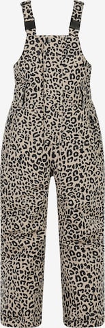 PROTEST Workout Pants 'PRTTuvai TD' in Brown: front