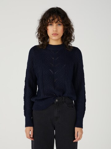 OBJECT Sweater 'Nova Stella' in Blue: front