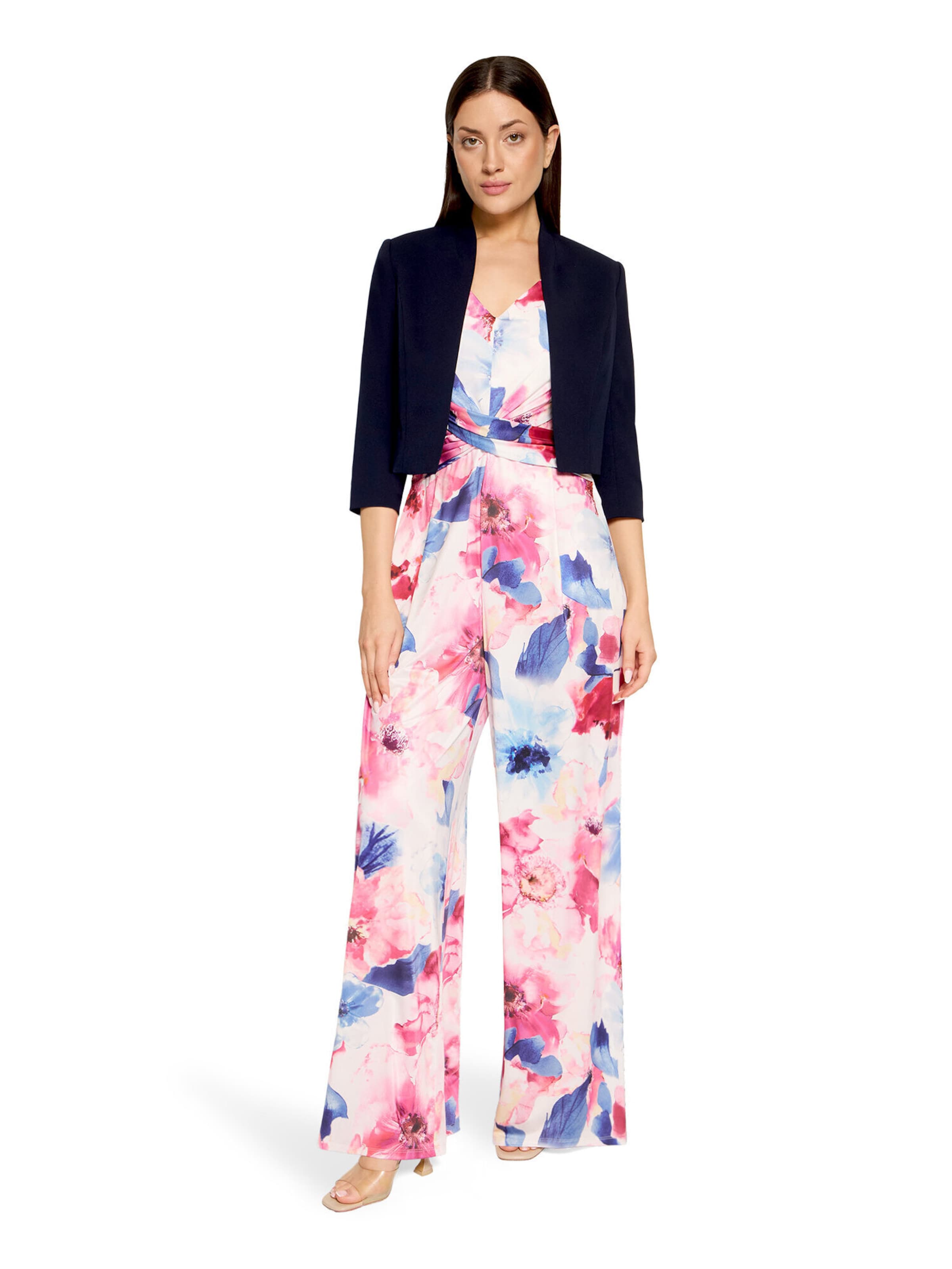Vera Mont Blazer-Jacke ohne Verschluss in Blau