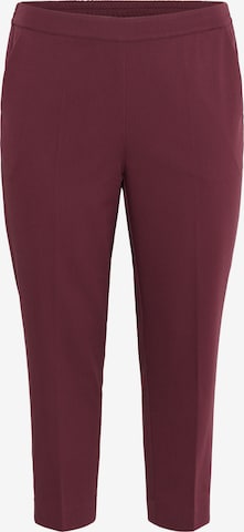KAFFE CURVE Bukser 'Sakira' i rød: forside