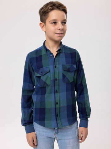 Coupe regular Chemise By Diess Collection en bleu : devant