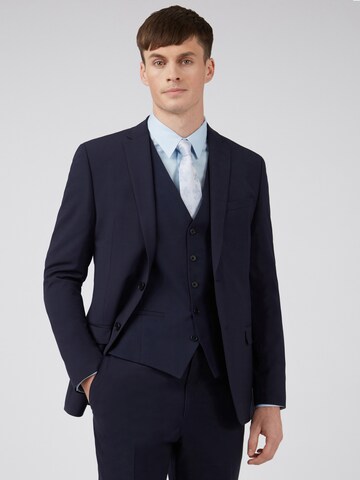 Coupe slim Veste de costume 'Panama' Ted Baker en bleu : devant