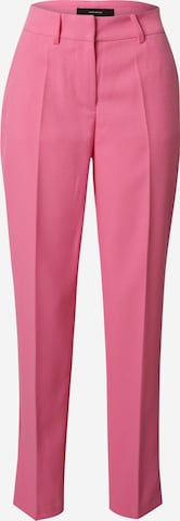 VERO MODA Normalny krój Spodnie w kant 'CHANDY' w kolorze różowy: przód