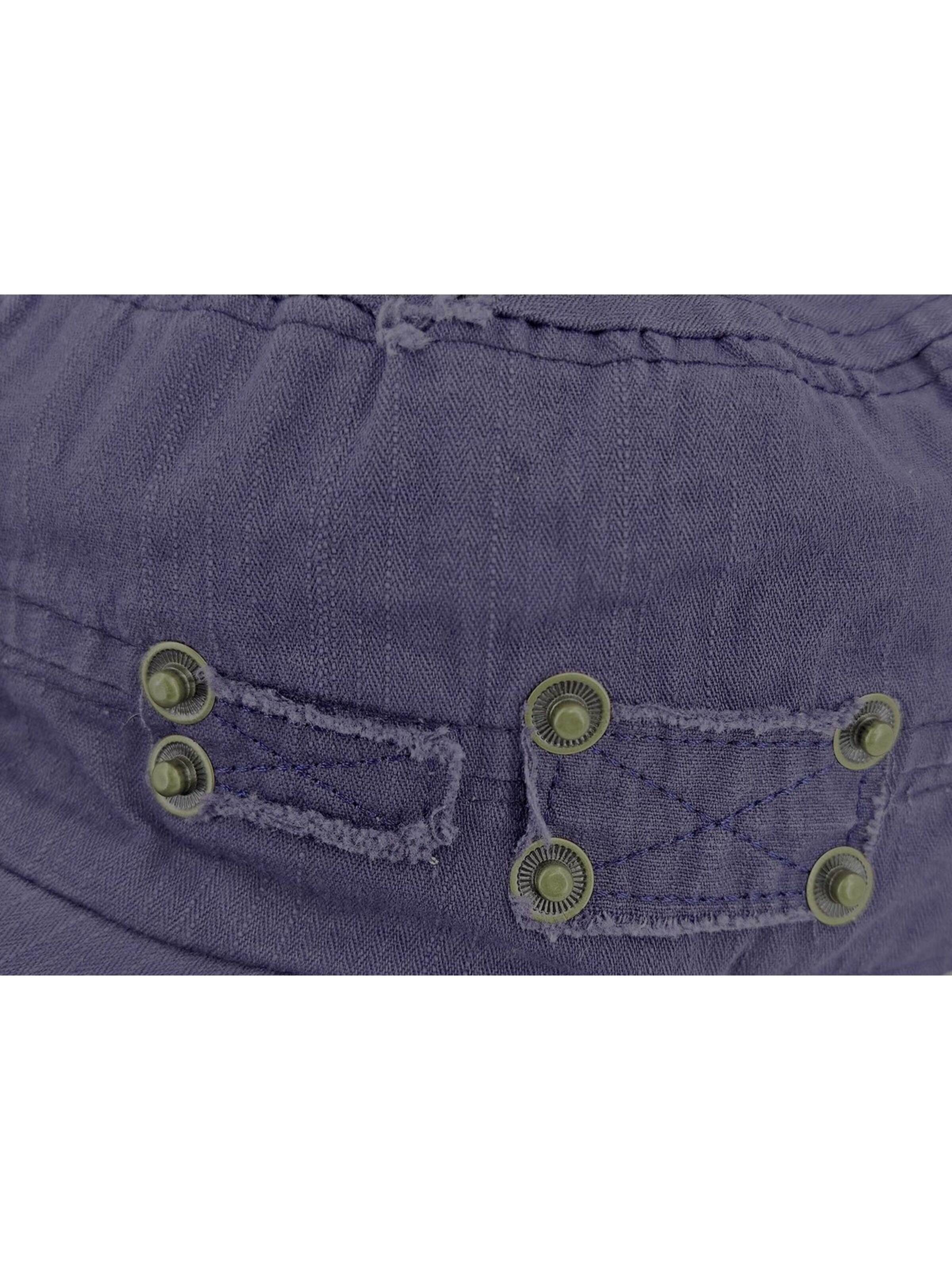 styleBREAKER Cap 'Military Cap Destroyed Used Look' in Blue