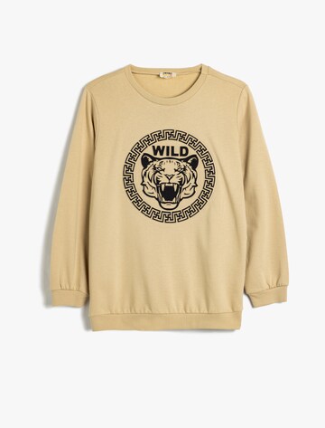 Koton Sweatshirt in Beige: Vorderseite