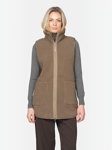 Gilet ILSE JACOBSEN en marron : devant