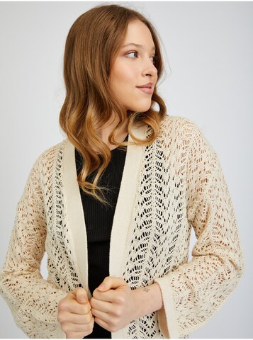 Orsay Knit Cardigan in White