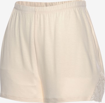 Pantaloncini da pigiama di LASCANA in beige