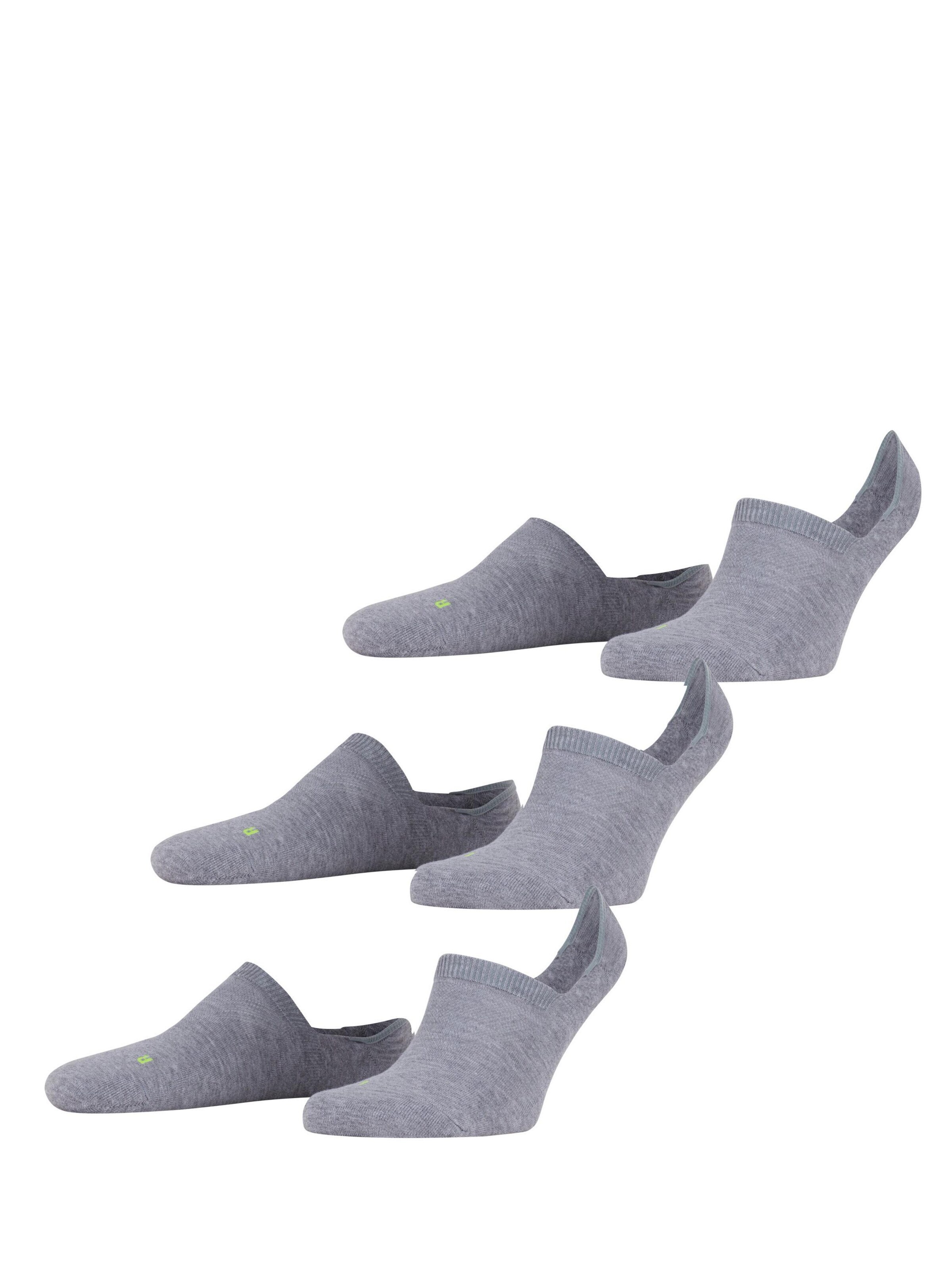 FALKE Füßlinge 'Cool Kick 3-Pack'‌‌‌‌‌‌‌‌‌‌ in Grau: Vorderseite