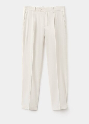 MANGO MAN Regular Pants 'Boston' in Beige