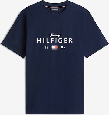 TOMMY HILFIGER Shirt 'BRAND LOVE' in Blauw: voorkant