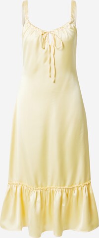 NA-KD Φόρεμα σε κίτρινο: μπροστά