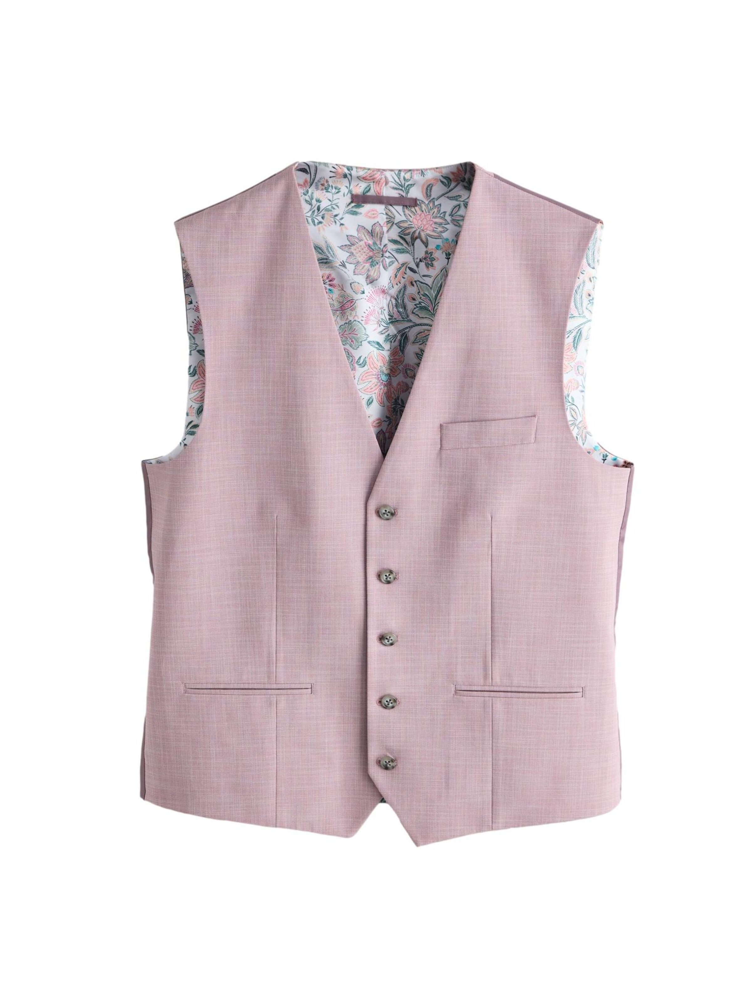 Gilet de costume Next en rose : devant