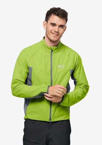 JACK WOLFSKIN Outdoorjas in Groen: voorkant