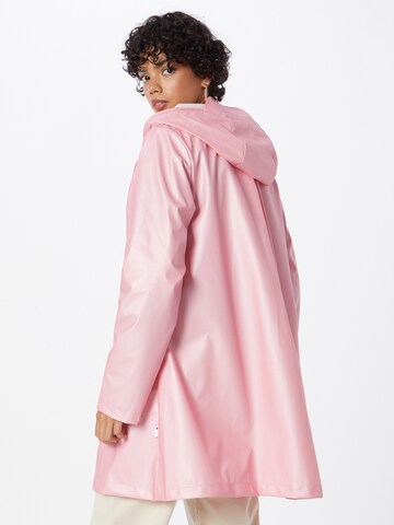 RAINS Between-Seasons Coat in Pink