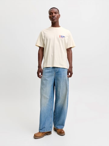 JACK & JONES Футболка 'JORRANDOM' в Белый