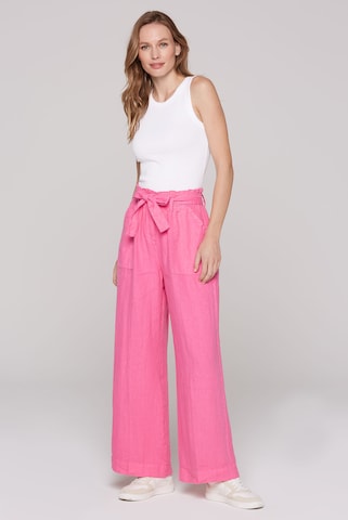 Soccx Wide leg Pants in Pink