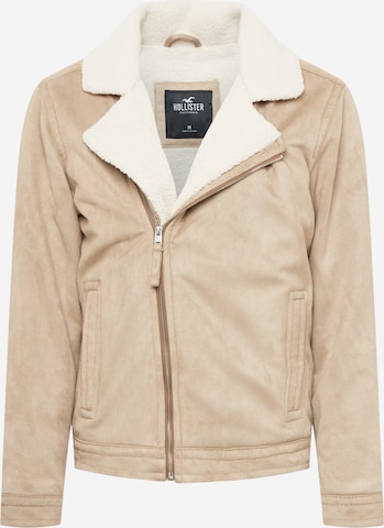 HOLLISTER Between-Season Jacket 'AVIATOR' in Beige: front