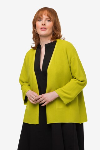 Cardigan Ulla Popken en jaune : devant