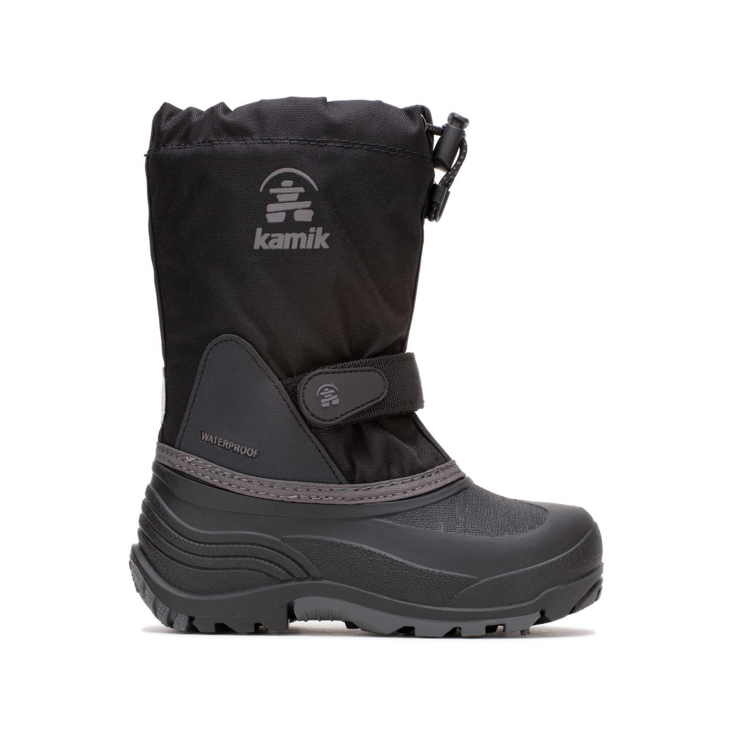 Kamik Boots in Schwarz: Vorderseite