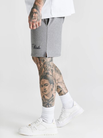 SikSilk Regular Trousers in Grey