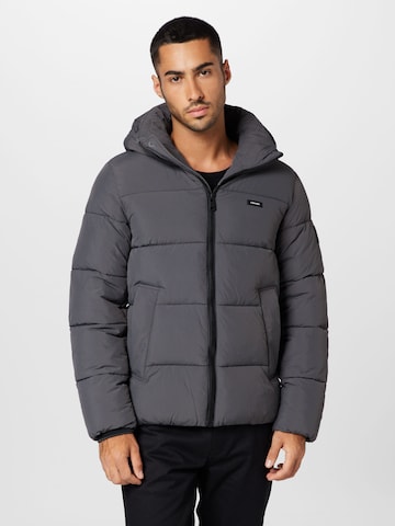 Veste d’hiver Calvin Klein en gris : devant