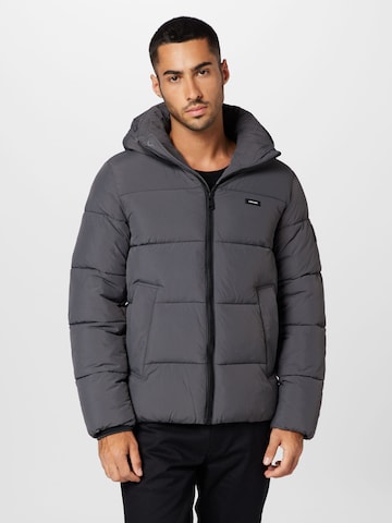 Calvin Klein Winter Jacket in Grey: front