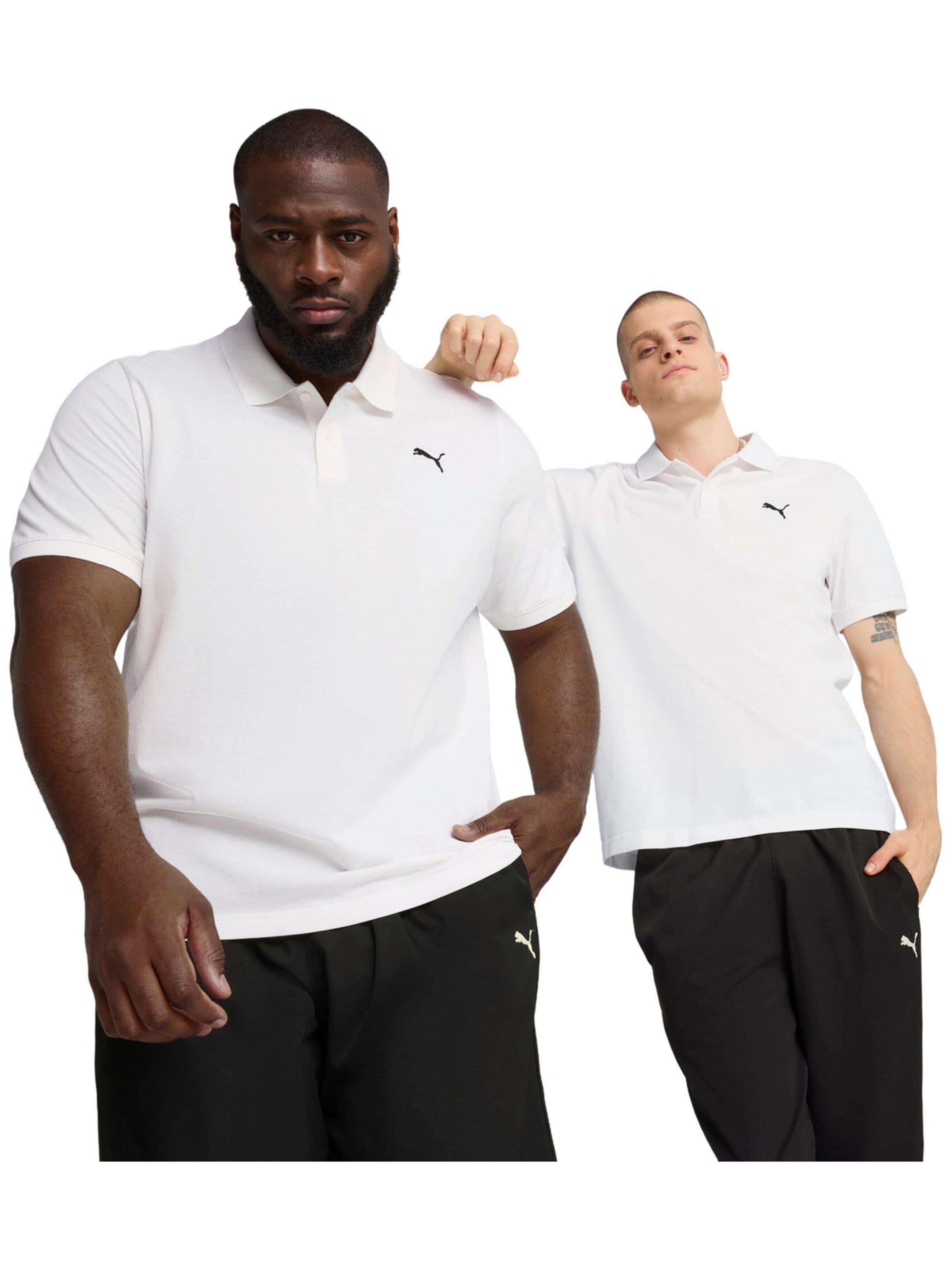 Maglietta 'Puma Ess Pique Polo' di PUMA in bianco: frontale