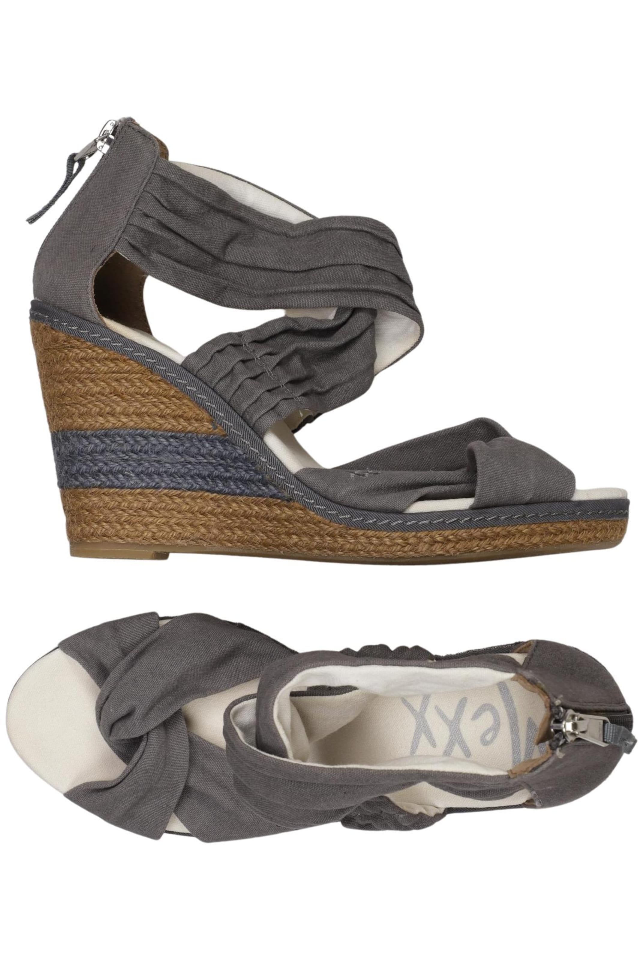 MEXX Sandalen 37 in Grau: Vorderseite
