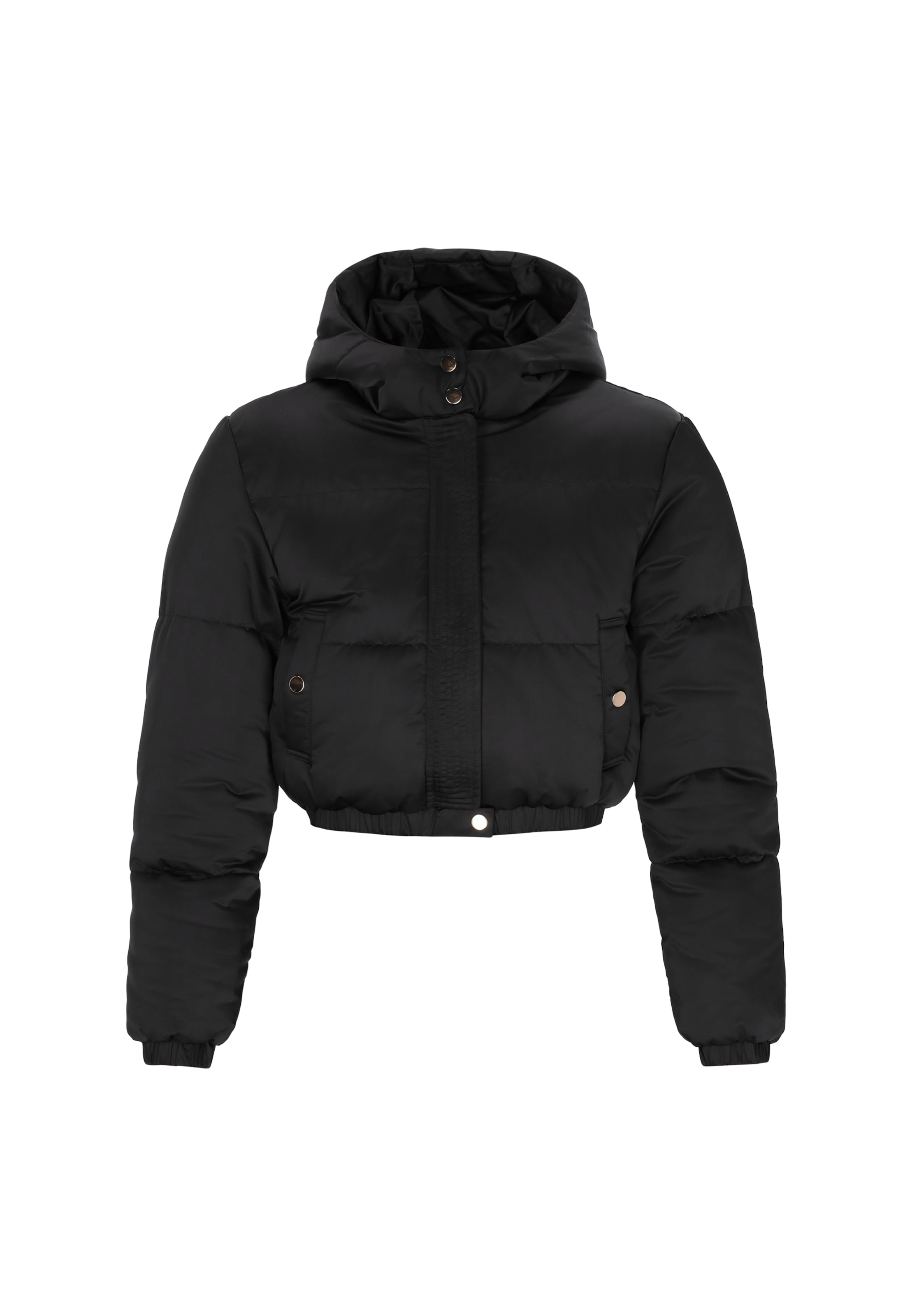 faina Zimní bunda – černá: přední strana