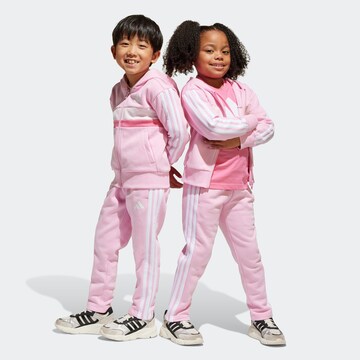 ADIDAS SPORTSWEAR Tracksuit 'Essentials Tiberio' in Pink: front