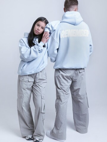 Remember you will die Sweatshirt 'Remember' in Blue