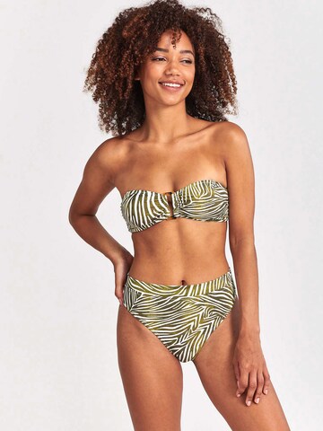 Shiwi Bandeau Bikini 'ZOE' in Groen: voorkant