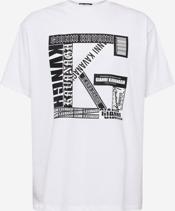 T-Shirt Gianni Kavanagh en blanc : devant