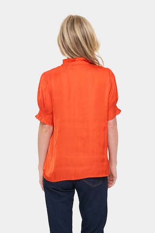 SAINT TROPEZ Bluse 'VeeniSZ' in Orange
