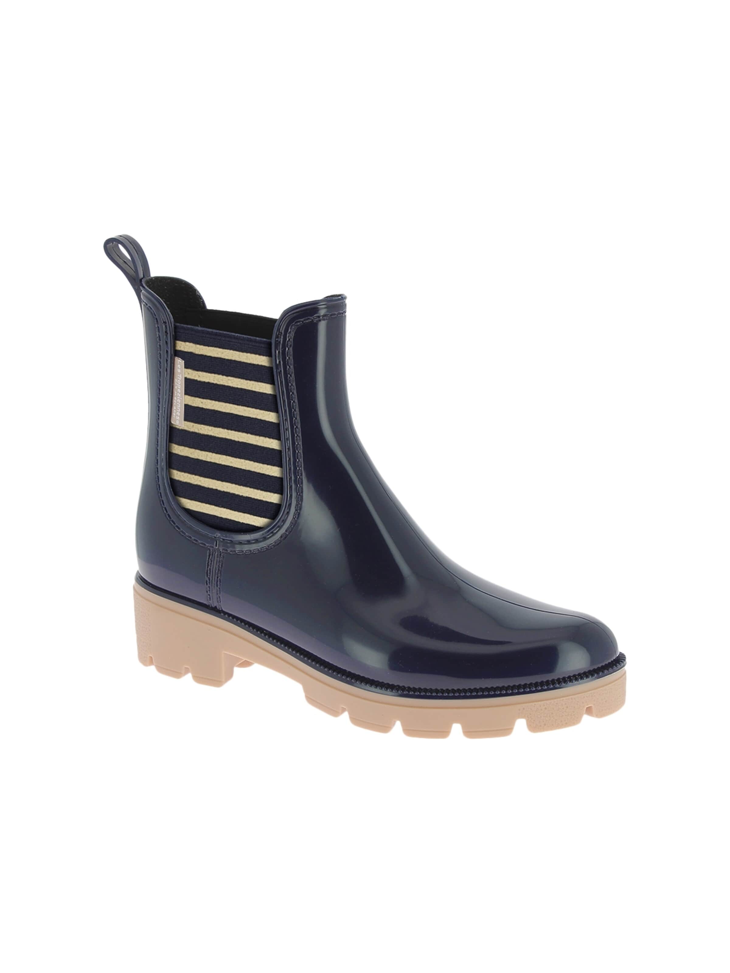 Ankle boots 'Noura-Stiefeletten zum Hineinschlüpfen von M. Berlarbi' di Les Tropéziennes in blu: frontale