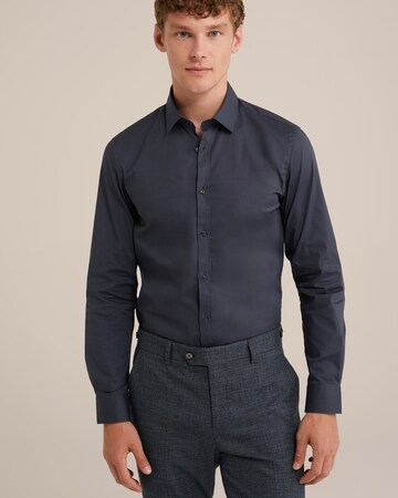 WE Fashion Slim fit Ing - szürke: elől