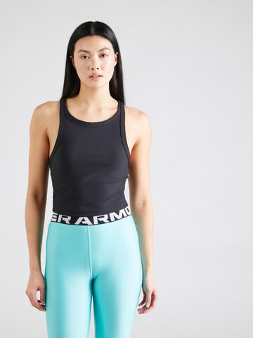 UNDER ARMOUR Sportovní top 'Meridian' – černá